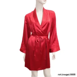 Morgenmantel BACCARAT Calais Seide Mit Spitze Von Marjolaine -Pink Zebra seide morgenmantel rot baccarat 2001 marjolaine