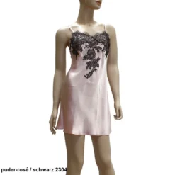 Seide Nachthemd BACCARAT Calais Spitze Von Marjolaine 11 Seide Nachthemd BACCARAT Calais Spitze Von Marjolaine -Pink Zebra seide nachthemd baccarat puder rose schwarz marjolaine 2
