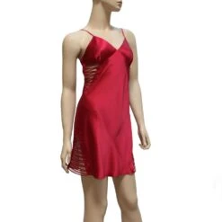 100% Seide Nachthemd EDEN PIPING Uni Von Luna Di Seta -Pink Zebra seide nachthemd l6b6005 rot9501 luna di seta 5 1