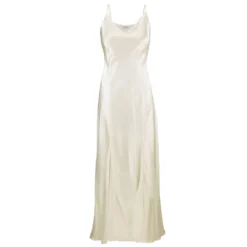 100% Seide Nachtkleid Lang KLASSIK SATIN Von Eva B. Bitzer -Pink Zebra seide nachtkleid lang 27319898 champagner eva bitzer 1