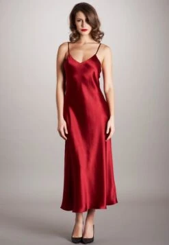 100% Seide Nachtkleid Lang DORINE Uni Von Vivis 25 100% Seide Nachtkleid Lang DORINE Uni Von Vivis -Pink Zebra seide nachtkleid lang dorine rubinrot vivis 1 1