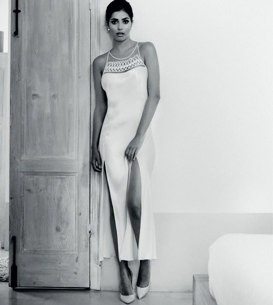 100% Seide Negligé HAREM PIPING Lang Uni Von Luna Di Seta 6 100% Seide Negligé HAREM PIPING Lang Uni Von Luna Di Seta – Bild 4