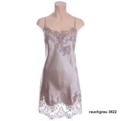 Seide Negligé CAPRICE Mittellang Calais Spitze Marjolaine -Pink Zebra seide neglige caprice 3cap0104 rauchgrau 3822 marjolaine 1 2 1