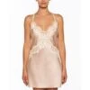 Seide Negligé ADRIANA Kurz Von Millesia -Pink Zebra seide neglige goldsand creme m1390 adriana millesia 1