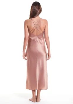 Seidennachthemd / Seidenkleid NEW SEDUCTION Uni Von Luna Di Seta 18 Seidennachthemd / Seidenkleid NEW SEDUCTION Uni Von Luna Di Seta -Pink Zebra seide neglige new seduction cognac vlst60540 luna di seta 4 1