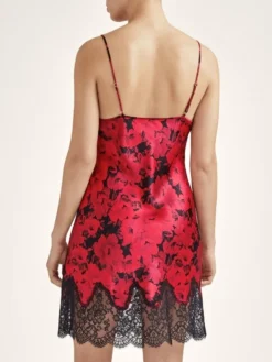 Seide Negligé TOI MON AMOUR Von Aubade -Pink Zebra seide neglige qs40 1 opera rot schwarz 3 toi moi amour aubade 1 2