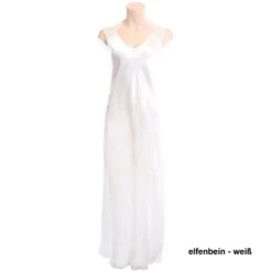 Langes Seidennegligé COUTURE LACE Uni Von Luna Di Seta -Pink Zebra seide negligee l6n5026 weiss luna di seta 5 1