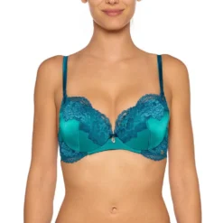 Push-Up BH ADRIANA Von Millesia Mit Seide 12 Push-Up BH ADRIANA Von Millesia Mit Seide -Pink Zebra seide push up bh adriana m1332 tuerkis blau millesia lingerie 2