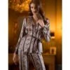 Seidenpyjama DEESSE Von Marjolaine -Pink Zebra seide pyjama deesse 5501 marjolaine 1