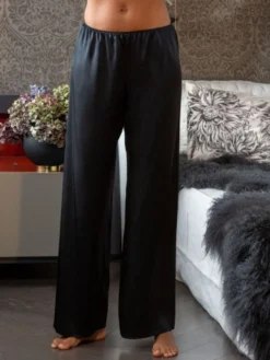 100% Seide PYJAMAHOSE Soie Unie Einfarbig Marjolaine -Pink Zebra seide pyjamahose soi5803 noir schwarz marjolaine 8 1 1