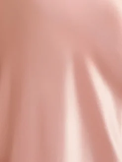 100% Seidennachthemd GLYCINE Uni Von Marjolaine -Pink Zebra seide rosa lilas0075 marjolaine 1 2 1