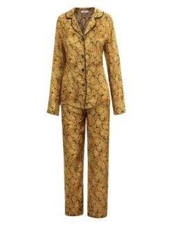 100% Seide Pyjama SERPENTE Cognac Von Eva B. Bitzer 7 100% Seide Pyjama SERPENTE Cognac Von Eva B. Bitzer -Pink Zebra seide schlafanzug serpente 29312971 eva b bitzer 2