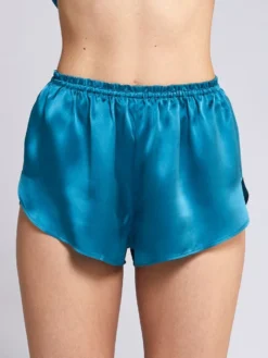 100% Seide Shorts CAROL Uni Von Vivis -Pink Zebra seide shorts v00002 carol vivis 2