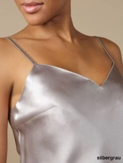 100% Seide Unterkleid SOIE ODA Kurz Von Marjolaine -Pink Zebra seide silber oda odon odana soie unie marjolaine 2 3 1