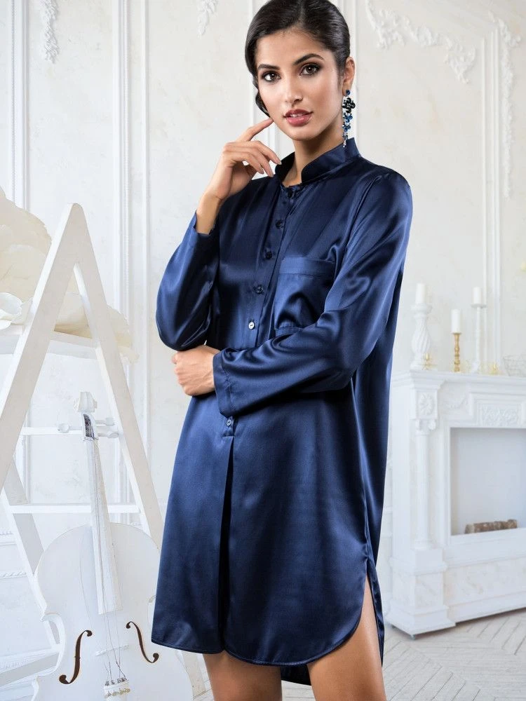 Seta Superior Sleepshirt Mit Seide PODEROSA Von Cotton Club 6 Seta Superior Sleepshirt Mit Seide PODEROSA Von Cotton Club – Bild 4