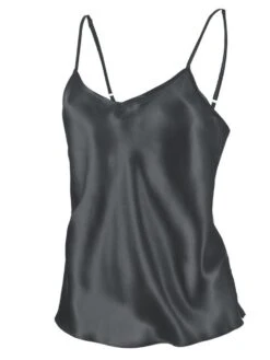 Seidentop SETA No. 6 Von Chiara Fiorini -Pink Zebra seide spaghetti top gc184 anthrazit chiara fiorini