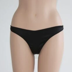 Schleifen-String Mit Seide NIKOLE Von Exilia -Pink Zebra seide string nina schwarz exilia