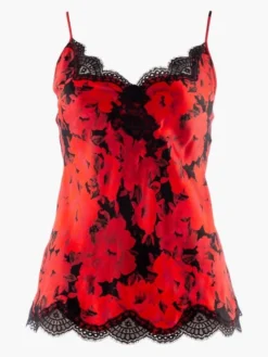 Seide Top TOI MON AMOUR Von Aubade -Pink Zebra seide top qs38 1 opera rot schwarz 1 toi moi amour aubade 1 2