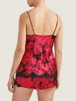 Seide Top TOI MON AMOUR Von Aubade -Pink Zebra seide top qs38 1 opera rot schwarz 3 toi moi amour aubade 1 2