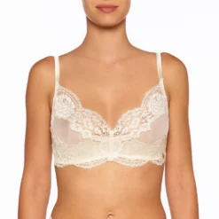 Triangel BH ADRIANA Von Millesia Mit Seide -Pink Zebra seide triangel bh adriana m1325 goldsand millesia lingerie 2