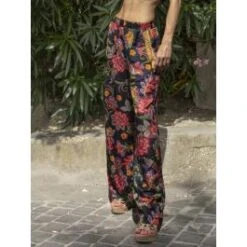 Strandhose Mit Seide DAFNE Von Laetitia Beachwear