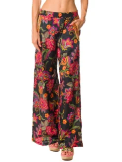 Strandhose Mit Seide DAFNE Bedruckt Von Laetitia Beachwear 17 Strandhose Mit Seide DAFNE Bedruckt Von Laetitia Beachwear -Pink Zebra seidenbatist strandhose dj161 01nero laetitia beachwear 2 5