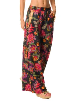 Strandhose Mit Seide DAFNE Bedruckt Von Laetitia Beachwear 19 Strandhose Mit Seide DAFNE Bedruckt Von Laetitia Beachwear -Pink Zebra seidenbatist strandhose dj161 01nero laetitia beachwear 3 1