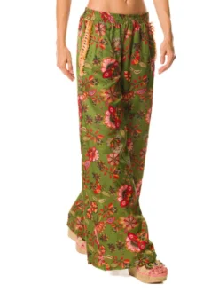 Strandhose Mit Seide DAFNE Bedruckt Von Laetitia Beachwear 18 Strandhose Mit Seide DAFNE Bedruckt Von Laetitia Beachwear -Pink Zebra seidenbatist strandhose dj161 04verde laetitia beachwear 3 1