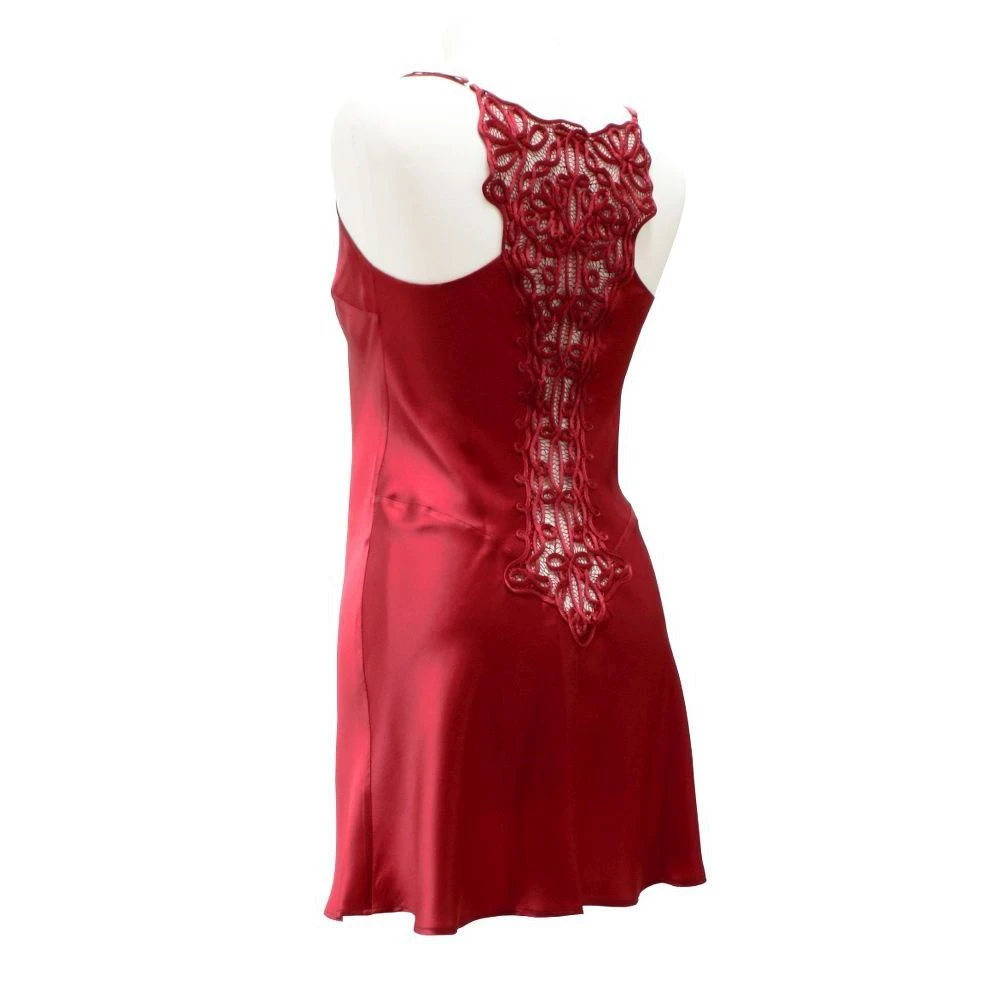 Seidennachthemd Seide SOIE UNIE "177" Von Marjolaine 8 Seidennachthemd Seide SOIE UNIE "177" Von Marjolaine – Bild 6