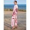100% Seide Schlafanzug CLASSICO Von Luna Di Seta 2 100% Seide Schlafanzug CLASSICO Von Luna Di Seta -Pink Zebra seidenpyjama damen vlst08007 flieder luna di seta 1