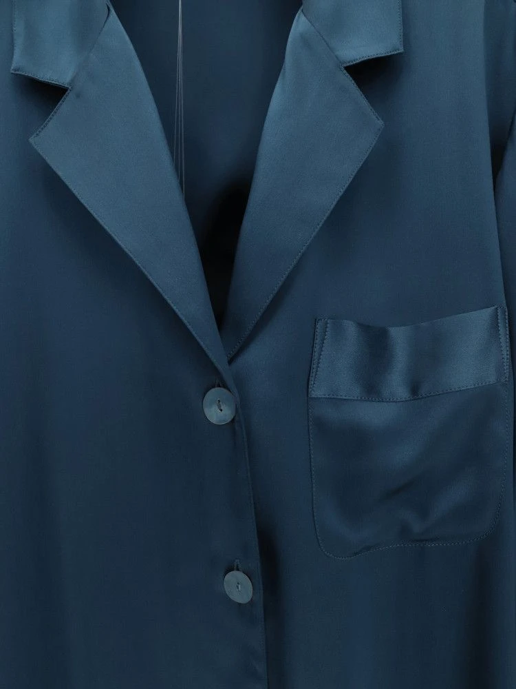 100% Seide Schlafanzug CLASSICO Von Luna Di Seta 11 100% Seide Schlafanzug CLASSICO Von Luna Di Seta – Bild 9