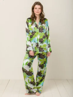 100% Seide Schlafanzug Elisabetha In VERONA GARDEN Von Radice 11 100% Seide Schlafanzug Elisabetha In VERONA GARDEN Von Radice -Pink Zebra seidenpyjama elisabetha verona garden radice 1