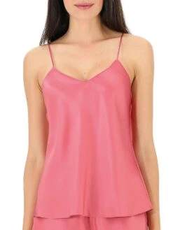 Seidentop 100% Seide CLASSICO Von Luna Di Seta - Viele Farben 31 Seidentop 100% Seide CLASSICO Von Luna Di Seta - Viele Farben -Pink Zebra seidentop basic seduction vlst08005 630003 camelia 9717 luna di seta 2 1