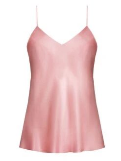 Seidentop 100% Seide CLASSICO Von Luna Di Seta - Viele Farben 27 Seidentop 100% Seide CLASSICO Von Luna Di Seta - Viele Farben -Pink Zebra seidentop basic seduction vlst08005 630003 rosa luna di seta 1