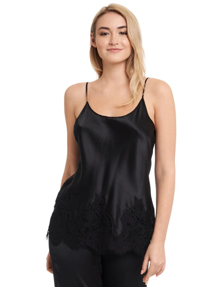 Seidentop MAILIN Mit Spitze Von Gattina 4 Seidentop MAILIN Mit Spitze Von Gattina – Bild 2