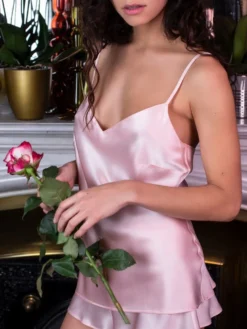 Seidentop 100% Seide ODON Elegant Von Marjolaine 30 Seidentop 100% Seide ODON Elegant Von Marjolaine -Pink Zebra seidentop odon rosenquarz marjolaine 2 1 1