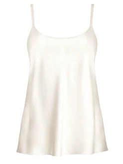 100% Seide Trägertop CLASSICO No. 2 Uni Von Luna Di Seta -Pink Zebra seidentop rundhals vlst08010 elfenbein weiss luna di seta 5 1