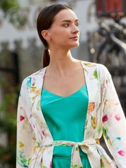 Seidentop 100% Seide CLASSICO Von Luna Di Seta - Viele Farben 41 Seidentop 100% Seide CLASSICO Von Luna Di Seta - Viele Farben -Pink Zebra seidentop vlst08005 jade gruen luna di seta 3