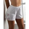 Baumwolle Shorts OVATTATO Cotone Candy Von Cotton Club -Pink Zebra short spitze weiss f2g ovatatto cotton club