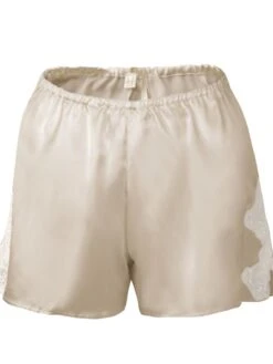 Seide Shorts SATIN + LACE Von Eva B. Bitzer -Pink Zebra shorts seide spitze haut weiss 29314445 satin lace eva b bitzer 6