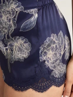 Seide Shorts TOI MON AMOUR Mit Print Von Aubade -Pink Zebra shorts toi mon amour qs61 nachtblau aubade 4