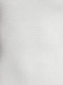 Merinowolle-Seide Unterhemd Gerippt Mit Calais Spitze Basic Von Oscalito -Pink Zebra silber 230 rippjersey oscalito