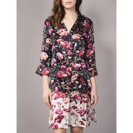 LAST SIZE 100% Seide Sleepshirt ROSES Von Eva B. Bitzer Größe 46 3 LAST SIZE 100% Seide Sleepshirt ROSES Von Eva B. Bitzer Größe 46