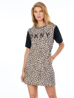 Sleepshirt LEAVING OUR MARK Bunt Von DKNY Sleepwear 8 Sleepshirt LEAVING OUR MARK Bunt Von DKNY Sleepwear -Pink Zebra sleepshirt leopard yi2322410 152 dkny