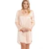 Seide Sleepshirt SEDUZIONE DI SETA Satin Von Gattina 2 Seide Sleepshirt SEDUZIONE DI SETA Satin Von Gattina -Pink Zebra sleepshirt seide apricot 381453 pearly pink seduzione di seta gattina 1 1