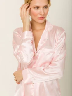 100% Seide Sleepshirt CAMILLA UNI Satin Von Radice 19 100% Seide Sleepshirt CAMILLA UNI Satin Von Radice -Pink Zebra sleepshirt seide camilla candy rose rosa radice