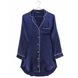 100% Seide Sleepshirt CAMILLA UNI Satin Von Radice 3 100% Seide Sleepshirt CAMILLA UNI Satin Von Radice