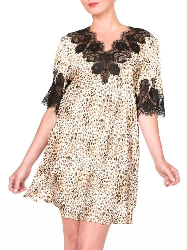 Seide Sleepshirt ST. ELM Mit Spitze Von Gattina 4 Seide Sleepshirt ST. ELM Mit Spitze Von Gattina – Bild 2