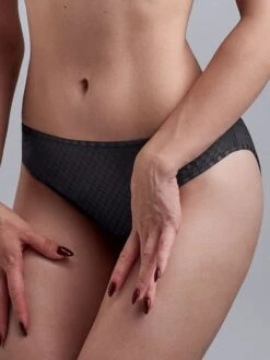 Slip 5 Cm SPACE ODYSSEY STYLE Checkered Steel Von Marlies Dekkers -Pink Zebra slip grau kariert 19553 space odyssey marlies dekkers 2