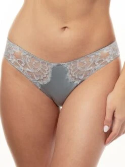 Satin Slip MARLENE Uni Von Prelude Milano -Pink Zebra slip grau yd300 prelude 5 1